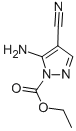 5-AMINO-4-CYANO-1-ETHOXYCARBONYLPYRAZOLE Struktur