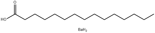 barium pentadecanoate  Struktur