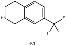 7-TRIFLUOROMETHYL-1,2,3,4-TETRAHYDRO-ISOQUINOLINE HYDROCHLORIDE Struktur