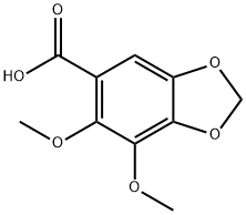 6,7-DIMETHOXY-1,3-BENZODIOXOLE-5-CARBOXYLIC ACID Struktur