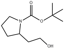 1-BOC-2-(2-羥乙基)吡咯烷 結(jié)構(gòu)式