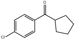 4-CHLOROPHENYL CYCLOPENTYL KETONE Struktur