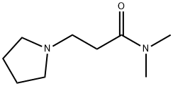 N,N-Dimethyl-3-(1-pyrrolidinyl)propionamide Struktur