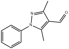 3,5-二甲基-1苯基吡唑-4-噻吩甲醛, 22042-79-1, 結(jié)構(gòu)式