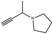 Pyrrolidine, 1-(1-methyl-2-propynyl)- (9CI) Struktur