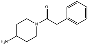 1-(4-aminopiperidin-1-yl)-2-phenylethan-1-one Struktur