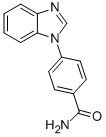 4-BENZOIMIDAZOL-1-YL-BENZAMIDE Struktur