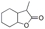 3-Methylhexahydrobenzofuran-2(3H)-one Struktur