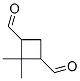 1,3-Cyclobutanedicarboxaldehyde, 2,2-dimethyl- (9CI) Struktur