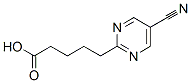 2-Pyrimidinepentanoic acid, 5-cyano- (9CI) Struktur