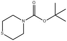 TERT-BUTYL THIOMORPHOLINE-4-CARBOXYLATE Struktur