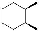 cis-1,2-Dimethylcyclohexane Struktur