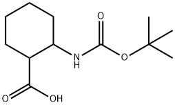 BOC-2-AMINO-1-CYCLOHEXANECARBOXYLIC ACID Struktur