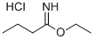 ETHYL BUTYRIMIDATE HYDROCHLORIDE Struktur