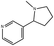 (+/-)-NICOTINE Struktur