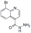 4-Quinolinecarboxylicacid,8-bromo-,hydrazide(9CI) Struktur