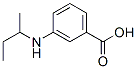 Benzoic acid, 3-[(1-methylpropyl)amino]- (9CI) Struktur