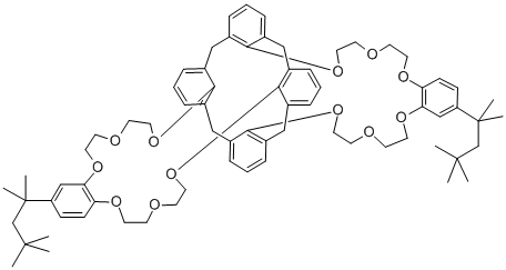 CALIX[4]ARENE-BIS(T-OCTYLBENZO-CROWN-6) Struktur