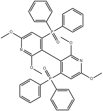 4,4'-Bis(diphenylphosphino)-2, Struktur