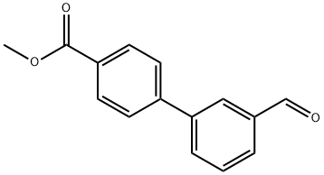 3'-FORMYLBIPHENYL-4-CARBOXYLIC ACID METHYL ESTER Struktur