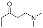 1-(Dimethylamino)-3-pentanone Struktur