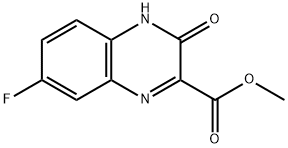 METHYL 7-FLUORO-3-OXO-3,4-DIHYDROQUINOXALINE-2-CARBOXYLATE Struktur