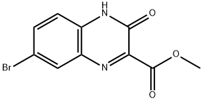 METHYL 7-BROMO-3-OXO-3,4-DIHYDROQUINOXALINE-2-CARBOXYLATE Struktur