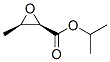 Oxiranecarboxylic acid, 3-methyl-, 1-methylethyl ester, (2R,3R)- (9CI) Struktur