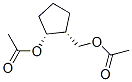 Cyclopentanemethanol, 2-(acetyloxy)-, acetate, (1R,2R)- (9CI) Struktur