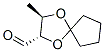 1,4-Dioxaspiro[4.4]nonane-2-carboxaldehyde,3-methyl-,(2S,3R)-(9CI) Struktur