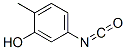 Phenol, 5-isocyanato-2-methyl- (9CI) Struktur