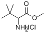 BUTYRIC ACID, 2-AMINO-3,3-DIMETHYL-, METHYL ESTER, HYDROCHLORIDE, DL- Struktur