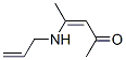 3-Penten-2-one, 4-(2-propenylamino)-, (3Z)- (9CI) Struktur