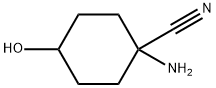 Cyclohexanecarbonitrile, 1-amino-4-hydroxy- (9CI) Struktur