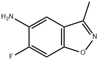 1,2-Benzisoxazol-5-amine,6-fluoro-3-methyl-(9CI) Struktur