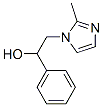 1-Phenyl-2-(2-methyl-1H-imidazole-1-yl)ethanol Struktur