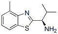 2-Benzothiazolemethanamine,4-methyl-alpha-(1-methylethyl)-,(alphaR)-(9CI) Struktur