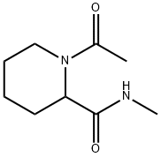 2-Piperidinecarboxamide,  1-acetyl-N-methyl- Struktur