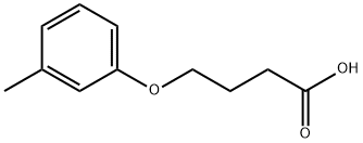 4-M-TOLYLOXY-BUTYRIC ACID Struktur