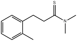 Hydrocinnamamide,  N,N,o-trimethylthio-  (8CI) Struktur