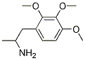 Benzenethanamine, 2,3,4-trimethoxy-alpha-methyl-, (+-)- Struktur