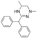 3-(Diphenylmethyl)-1,4,5,6-tetrahydro-1,5-dimethyl-1,2,4-triazine Struktur