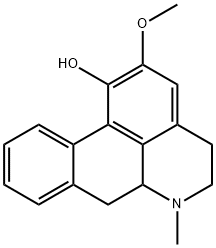 2-Methoxy-6-methyl-5,6,6a,7-tetrahydro-4H-dibenzo[de,g]quinoline-1-ol Struktur