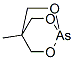 4-Methyl-2,6,7-trioxa-1-arsabicyclo[2.2.2]octane Struktur