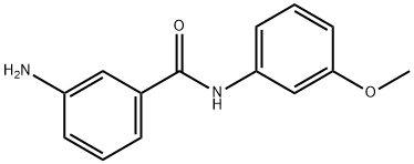 3-AMINO-N-(3-METHOXYPHENYL)BENZAMIDE Struktur