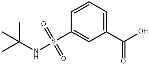 3-(N-(tert-Butyl)sulfaMoyl)benzoic acid Struktur