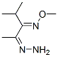 2,3-Pentanedione,  4-methyl-,  2-hydrazone,  3-(O-methyloxime) Struktur