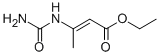 ethyl (Z)-3-(carbamoylamino)but-2-enoate Struktur