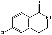 6-CHLORO-3,4-DIHYDRO-2H-ISOQUINOLIN-1-ONE Struktur