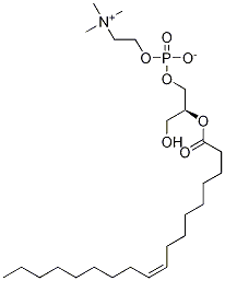 2-Oleoyl-sn-glycero-3-phosphocholine Struktur